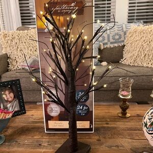 NIB Apothecary 24 inches LED Holiday Tree - Brown